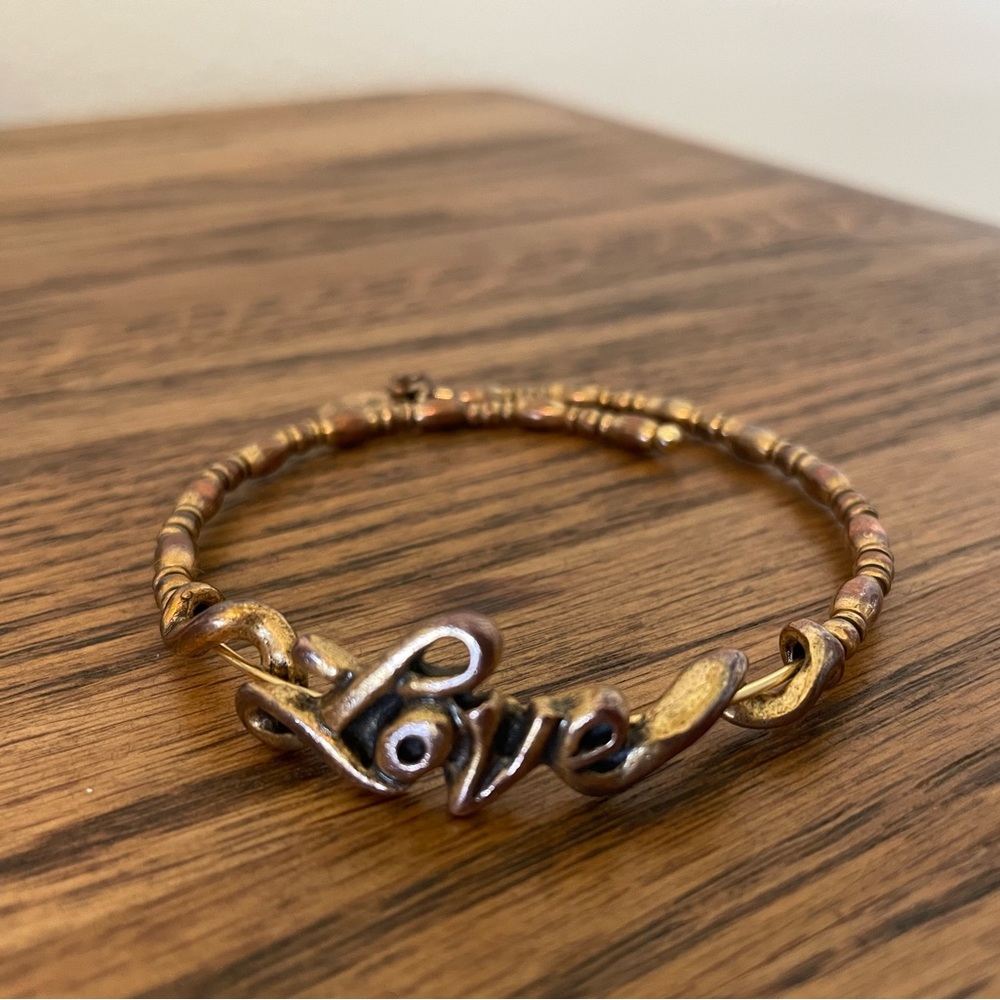 Alex and Ani love wrap bracelet